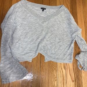 Express size medium bell crop sweater